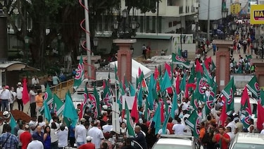 Realizan marcha a favor de Ricardo Martinelli