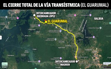 Cierre total de la Transístmica: nuevos deslizamientos en El Guarumal agrava las afectaciones