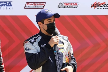El panameño Oscar Terán sale este sábado a la pista de Watkins Glen, Nueva York, a mantener su dominio