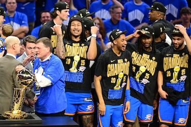 Los Oklahoma City Thunder conquistan el anillo de la NBA