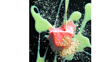 Paleta de coco y rosa