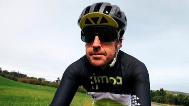 Fernando Alonso fue operado con éxito de la mandíbula tras su accidente de bicicleta