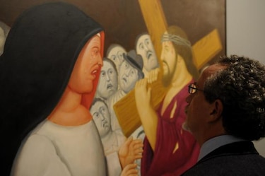 'El Viacrucis' de Fernando Botero, atracción de la Bienal del Sur en Panamá