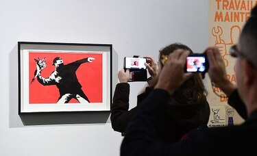 El arte rebelde de Banksy se expone en Museo de la Cultura de Milán