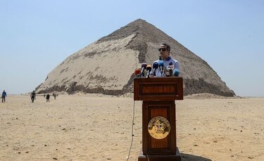 Egipto abre dos nuevas pirámides al sur de El Cairo