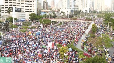 ‘Esta es la juventud del papa Francisco’