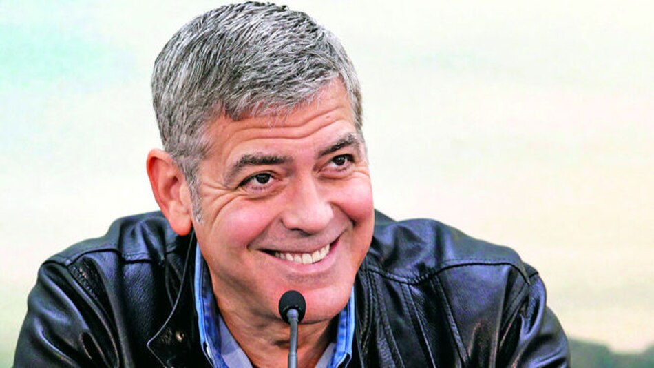 Clooney, encantado con el mediterráneo