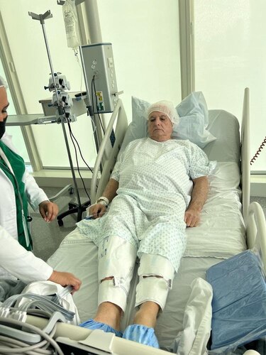 A pocos días del juicio por el caso New Business, Martinelli aparece en una cama de hospital