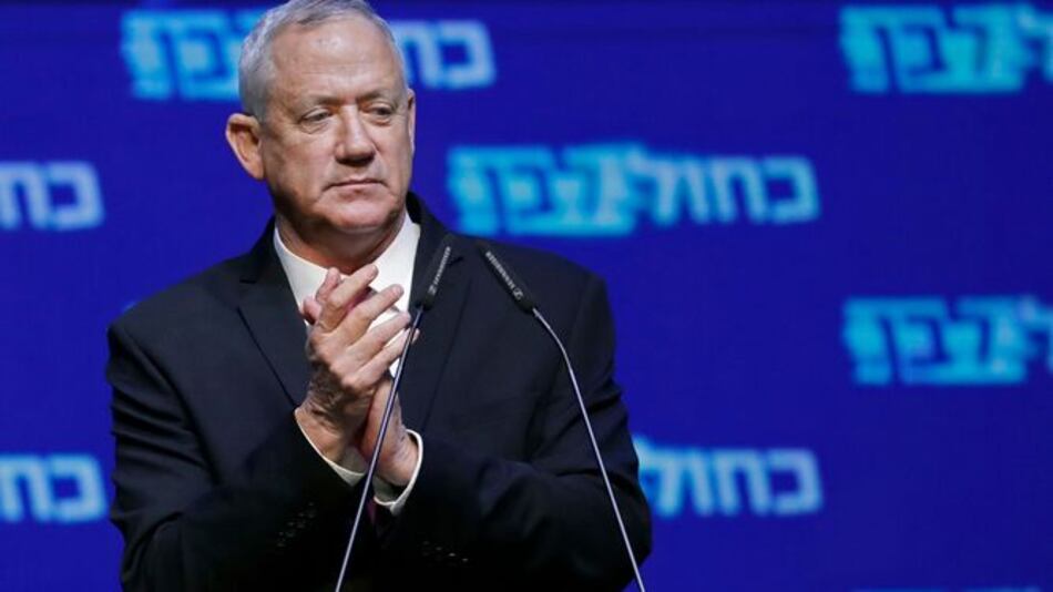 Benny Gantz llama a la formación de un gobierno de unidad en Israel
