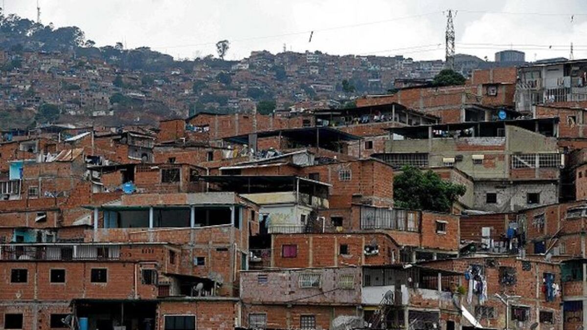 Vista del barrio de Carapita, uno de los sectores más pobres de Caracas.