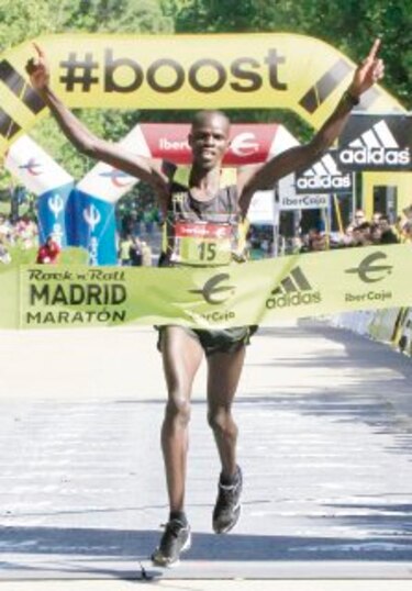 Chebii impone nueva marca en Madrid