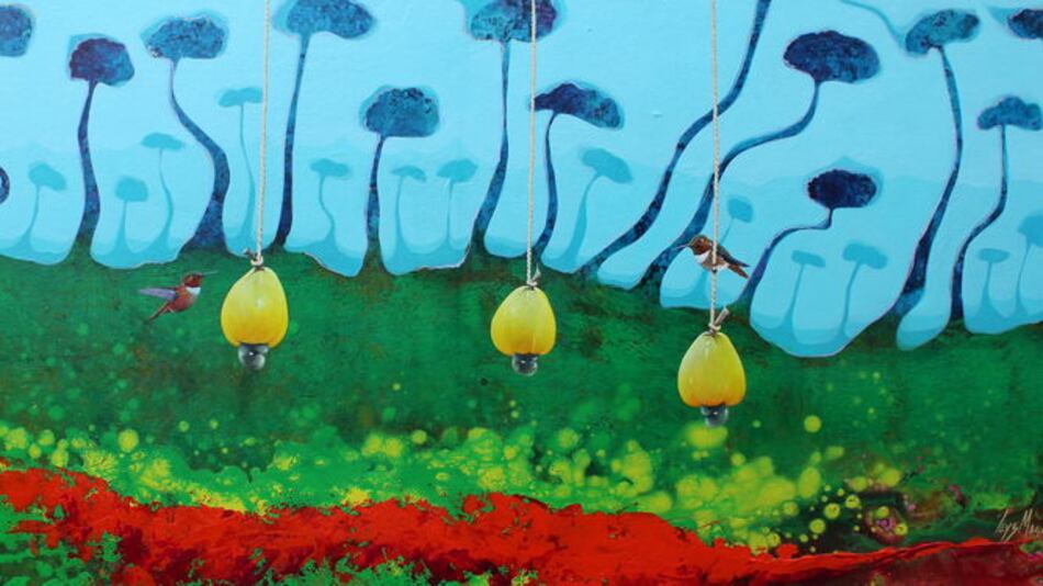 El pintor Leys Magallón, cuando las ilusiones se cumplen