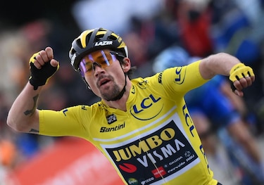 Primoz Roglic refuerza su liderato en París-Niza, tras dominar Turini