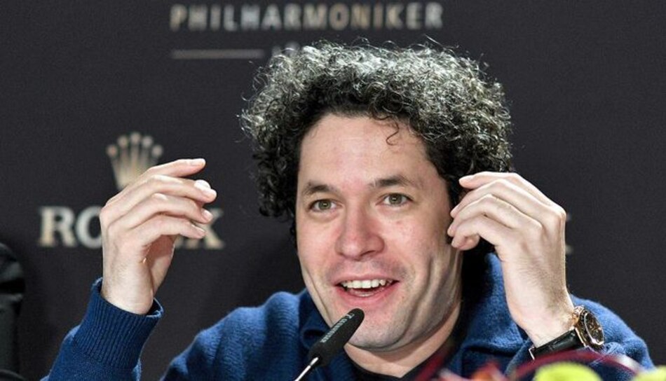 Venezolano Gustavo Dudamel, eufórico antes de su presentación en Viena