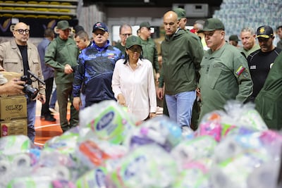 Delcy Rodríguez anuncia que las labores de rescate continúan tras una semana de terremotos