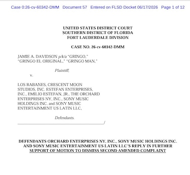 Gringo Man decidió defenderse solo, sin abogados, en la demanda millonaria contra Emilio Estefan, Los Rabanes y Sony Music