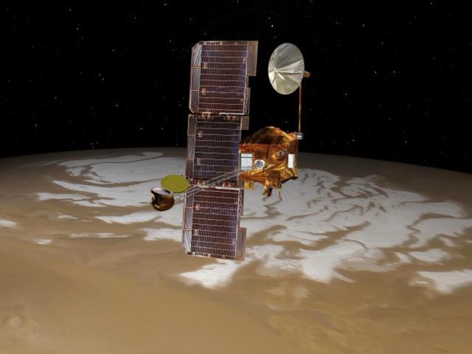 La Nasa analiza problema en la sonda Mars Odyssey