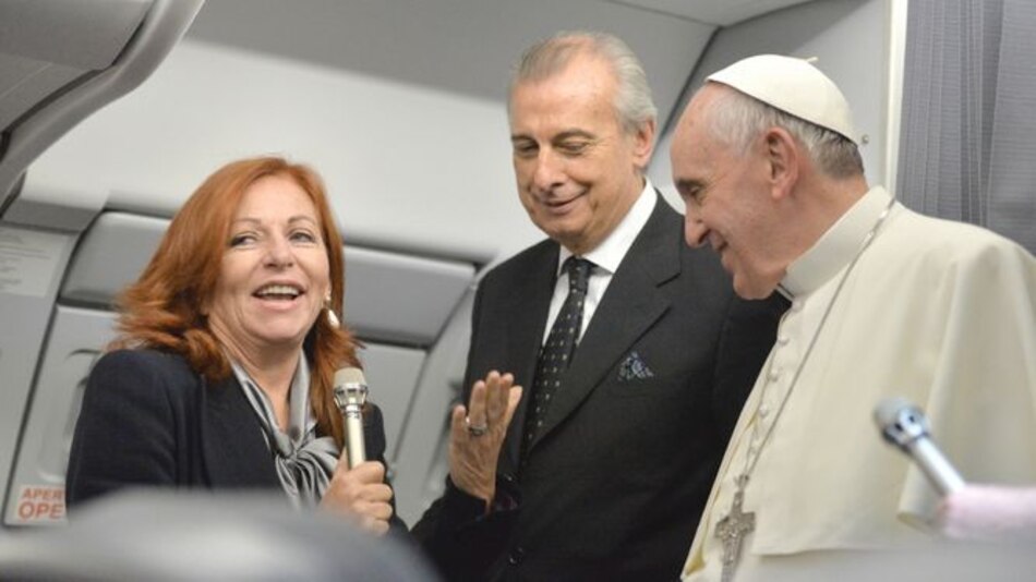 Una vida viajando con los papas