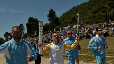Encendida la antorcha para los Juegos de Río 2016