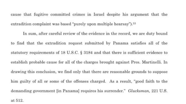 Juez de Miami avala la extradición de Ricardo Martinelli a Panamá