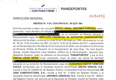 Pandeportes: ocho años, cuatro adendas y un contrato ligado a la cuñada de Ordóñez