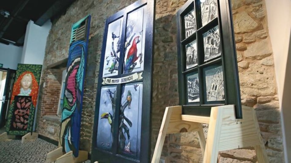 Puertas y ventanas del Casco, como lienzos