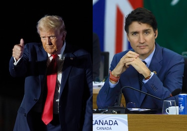 Trump califica de ‘muy productivo’ el encuentro que sostuvo en Florida con Trudeau
