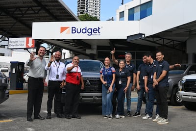 Excel Panamá hace entrega de flota Mitsubishi a Budget rent a car