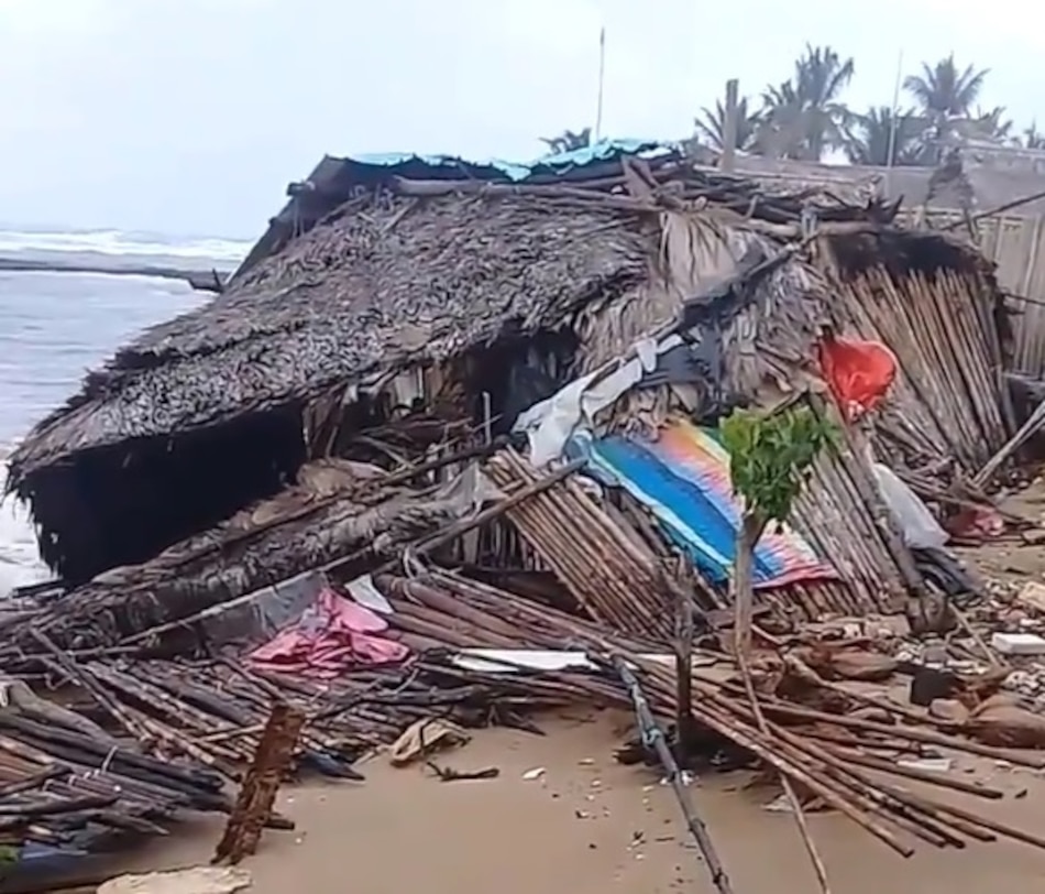 Oleaje afecta a 18 viviendas de cuatro comunidades en Guna Yala