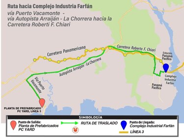 Inician traslados de vigas para el túnel de la Línea 3 del Metro de Panamá; fechas y horarios