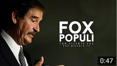Expresidente mexicano Vicente Fox lanza programa televisivo de análisis político