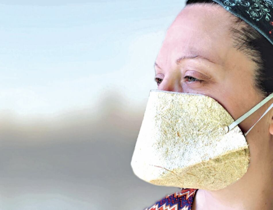 Empresa crea máscara contra la Covid-19 hecha de cáñamo