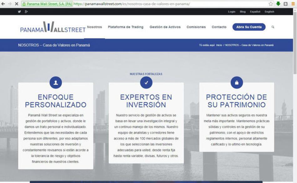 Ordenan liquidación forzosa de la casa de valores Panama Wall Street