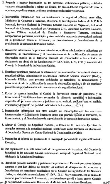 Gobierno de Panamá crea Academia de Inteligencia y Seguridad Nacional; también unidad antiterrorista