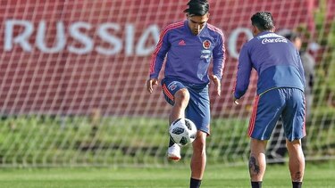 Falcao mantiene buen ánimo
