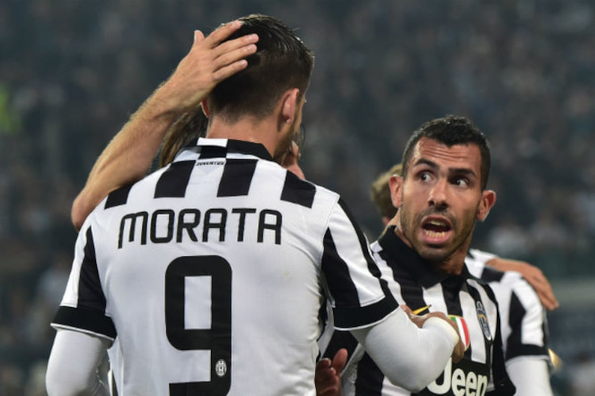 Morata y Tévez dan el primer zarpazo y Juventus supera al Real Madrid