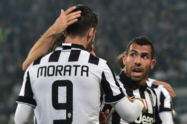 Morata y Tévez dan el primer zarpazo y Juventus supera al Real Madrid
