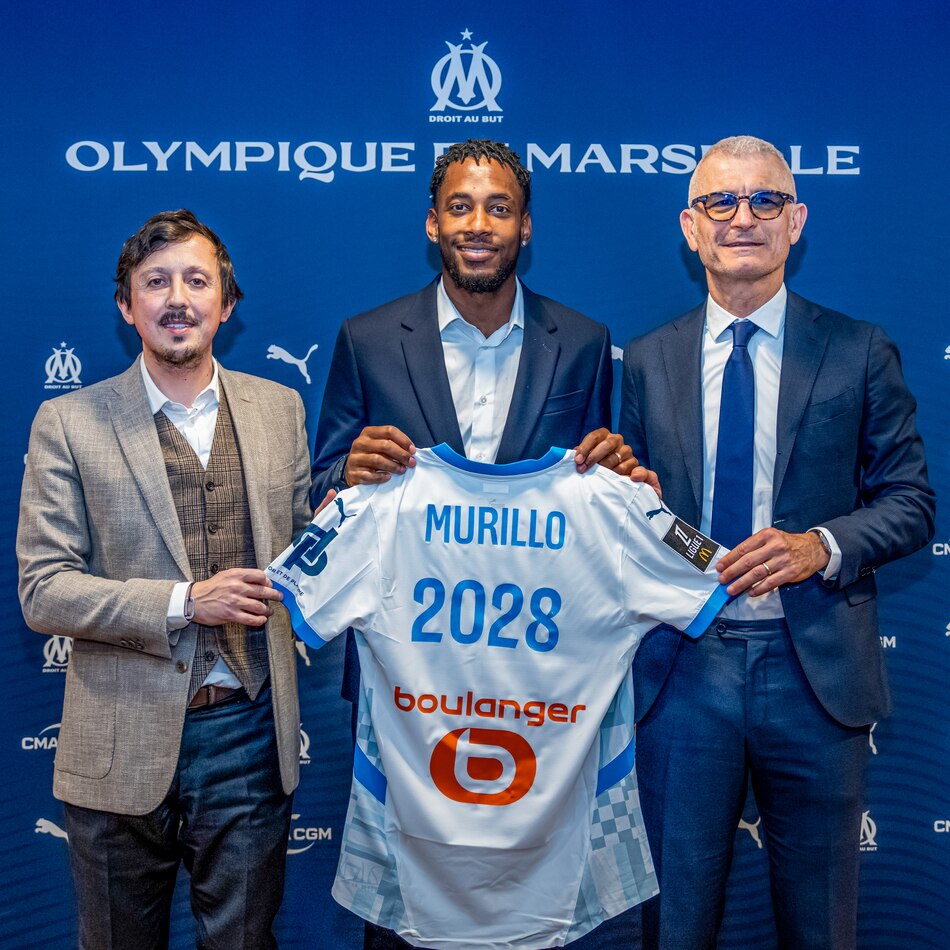El panameño Michael Amir Murillo renueva su contrato con el Olympique de Marsella hasta 2028