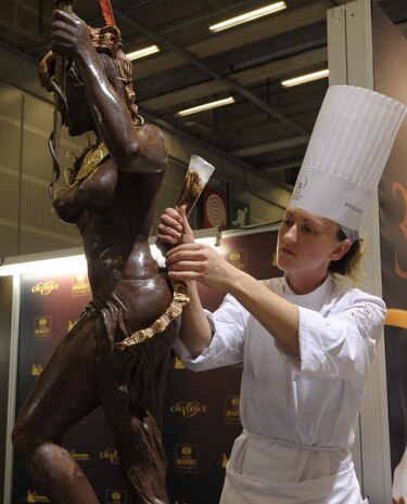 Abrió el salón del chocolate en París