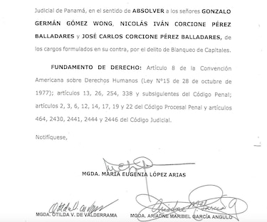 Caso New Business: Sala Penal revoca condena y absuelve a los Corcione y a Gonzalo Gómez
