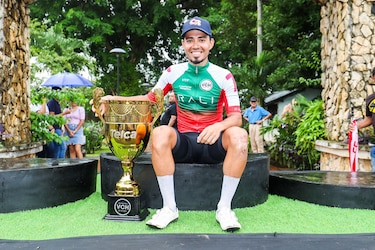 El panameño Bolívar Espinosa conquistó la Vuelta Internacional a Chiriquí 2024