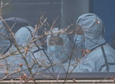 Equipo de la OMS visita el instituto de virología de Wuhan en China