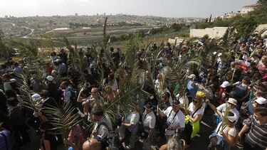Miles de personas conmemoran en Jerusalén el Domingo de Ramos