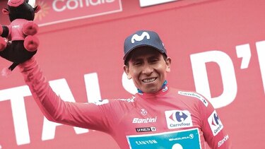 Pogacar gana etapa y Nairo luce el 'maillot'