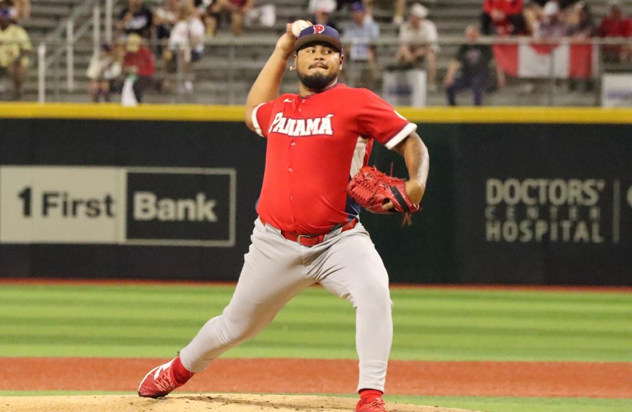 Jaime Barría enfrentó a Canadá. Foto: Cortesía/Fedebeis