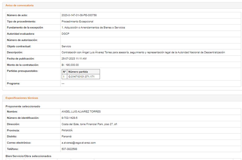 Aunque cuenta con departamento legal, la AND contrata un abogado por $190 mil