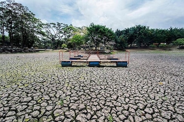 Lagos de la capital costarricense sufren por falta de lluvias