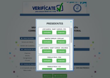 Así puede verificarse para votar el 5 de mayo y ver la lista completa de los candidatos