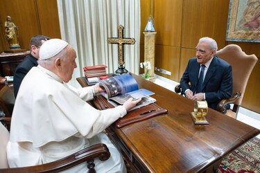El papa Francisco se reunió con Martin Scorsese, que prepara una película sobre Jesús