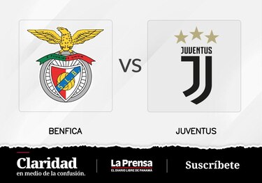 Juventus se enfrentará esta noche de local a SL Benfica